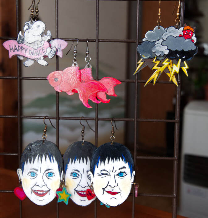Picture of handmade earrings
