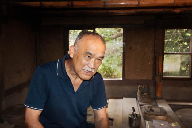 The Suigetsugama kiln master Shigeki Mizuno, Tajimi